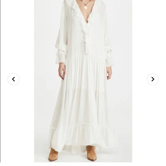 Free People Long Steeve Maxi Drees - Picture 1 of 10